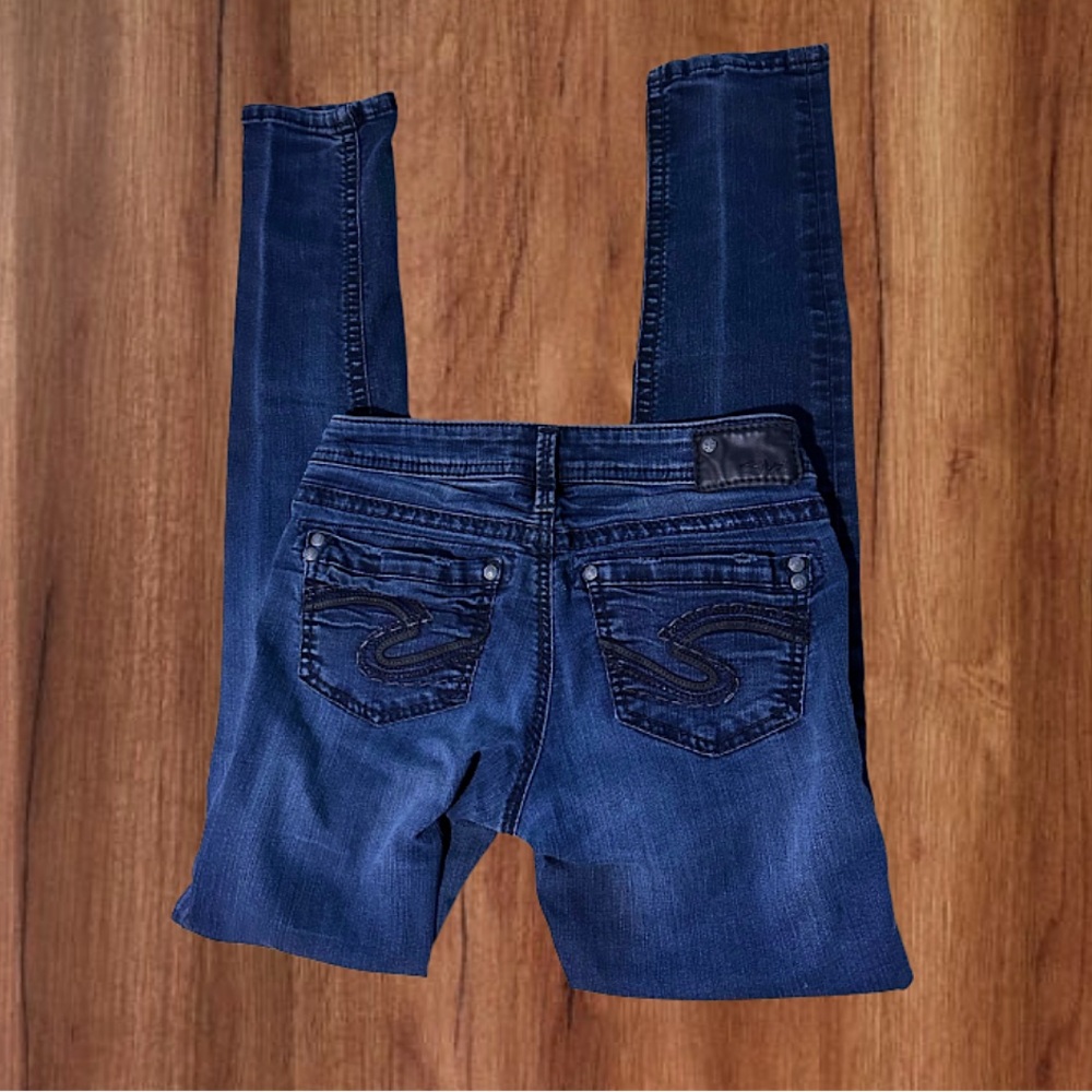 Silver Skinny Jeans!